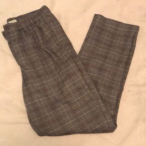 Stretchy Plaid Pants
